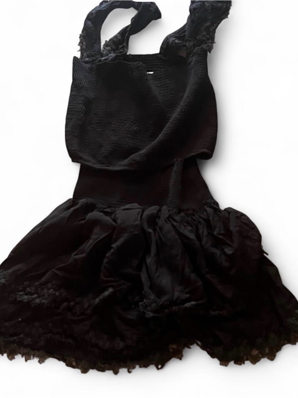 Peixoto Black Skirt Set